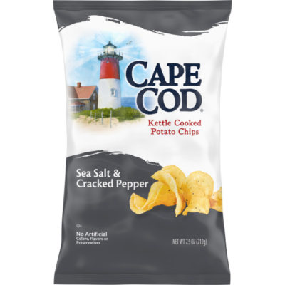 Sea Salt Cracked Pepper Cape Cod Chips